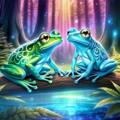   variational Frog: 牠的皮膚和眼睛就像迷幻的星空，擁有奇妙的夜間生存能力！